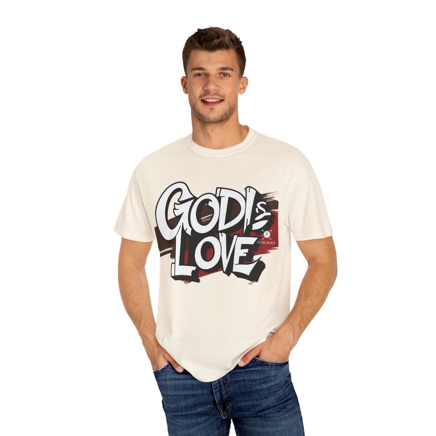 GOD IS LOVE Unisex Garment-Dyed T-shirt